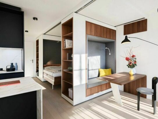 Smartes Design-Appartement in Urbaner Umgebung zum Olympiapark und dem Kreativquartier