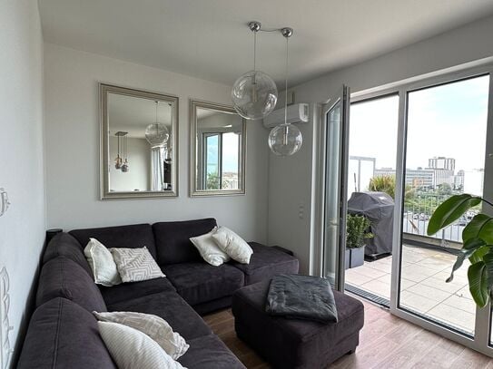 Luxurious penthouse with view over the roofs of Düsseldorf, Dusseldorf - Amsterdam Apartments for Rent