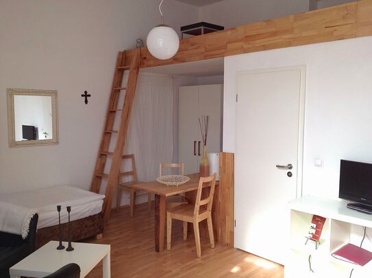 Modern Studio Apartment with Terrace – Fully Furnished, No Deposit, Cleaning Service, City Registration!