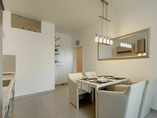 Luxuriöse möblierte 2-Zimmer Wohnung mit Garten & Terrasse in München Schwabing-Nord / Milbertshofen