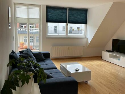Wundervolles Studio Apartment in Leipzig | Exklusives Apartment mit mit Dachterrasse in der Innenstadt