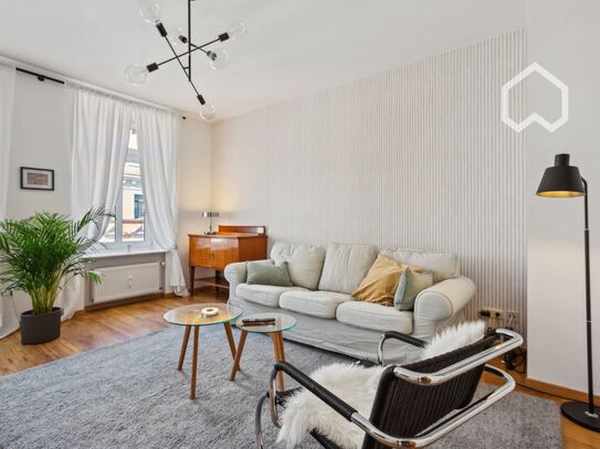 Elegante Wohnung mit Blick auf den Karl-Heine-Kanal