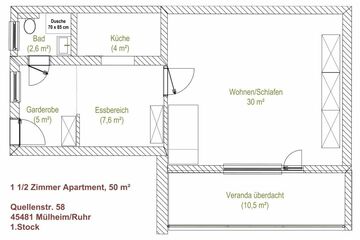 Schönes, vielseitiges Apartment im begehrten Stadtteil Saarn