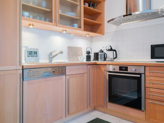 Fantastic and cozy bright furnished 1-bedroom apartment in vibrant neighbourhood