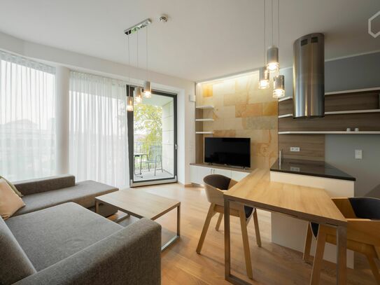 2-Raum Apartment, modern, hochwertig, im Zentrum von Dresden, 15 Minuten fußläufig zum HBF