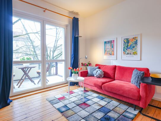 Praktische 3 Zimmerwohnung mit Balkon und Grünblick am Prenzlauer Berg