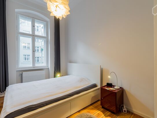 Bright and modern, recently refurbished quiet "Altbau" apartment in Berlin Mitte-Moabit / Westphalian Quarter