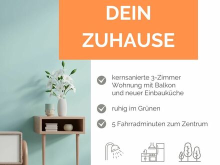 Ostloft in Cottbus - frisch saniert, zentrumsnah, Balkon, Netflix, Einbauküche