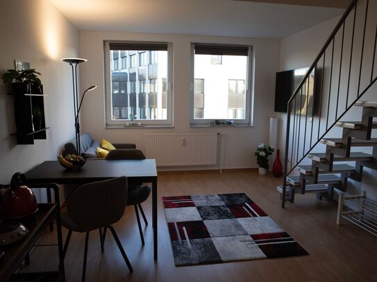 Bright & furnished maisonette apartment with loft character, Essen - Amsterdam Apartments for Rent