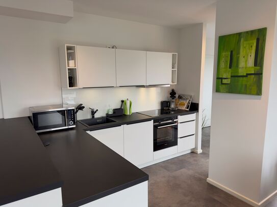 Modernes 135 m² Penthouse mit Balkon, Klimaanlage & Aussicht – Nähe Köln/Bonn Airport