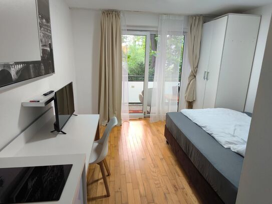 Fantastisches & ruhiges Studio Apartment mitten in Frankfurt am Main