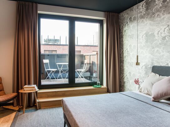 Studio mit Balkon in Hamburg HafenCity