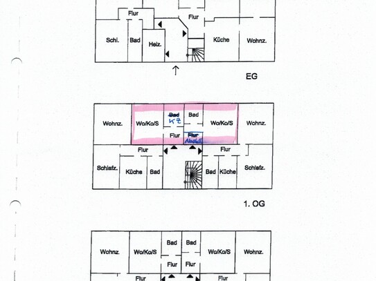 2-Raum-Wohnung in Ronneburg