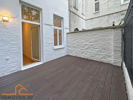 TERRASSENWOHNUNG im EG - ALTBAU - ERSTBEZUG