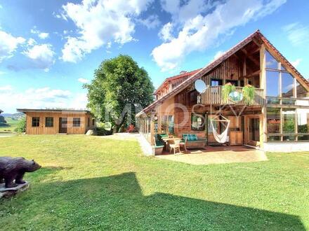 Schickes Landhaus, perfekte Gartenanlage inkl. Wald im Mühlviertel