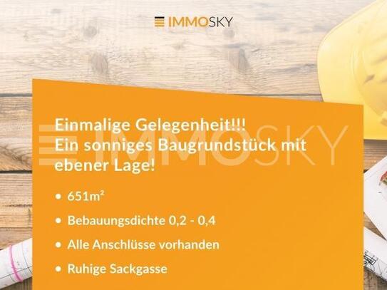 Einmalige Gelegenheit!!! Ein Sonniges Baugrundstück mit ebener Lage!