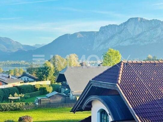 Wohnen oder arbeiten mit Blick auf den Mondsee