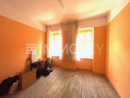 Totalsanierungsbedürftiges Altbau Single-Studio am Brunnenmarkt!