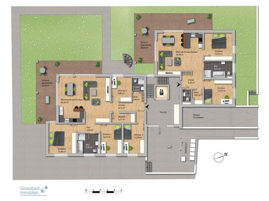 Exklusive Wohnung im Zentrum von Grenzach - 5 Zimmer-Wohnung (EG 0.1)