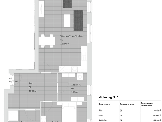 Barrierefreie Wohnung mit 2 Zimmern und Terrasse