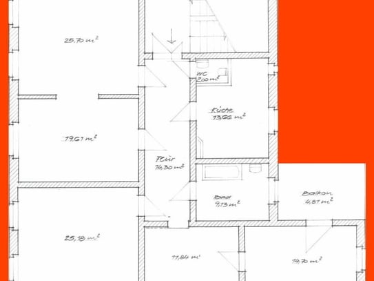 4-Zimmer-Wohnung in Zwickau, großzügige Familienwohnung im 2. Obergeschoss mit BALKON zu vermieten!