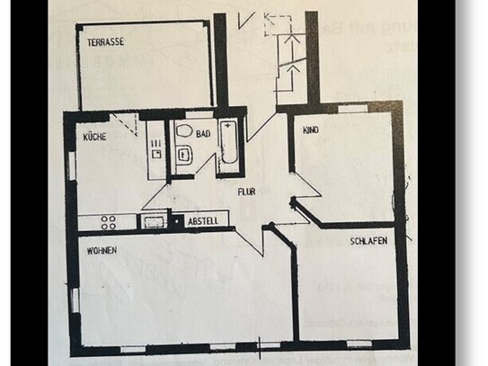 3-Zimmerwohnung mit Balkon und PKW-Stellplatz