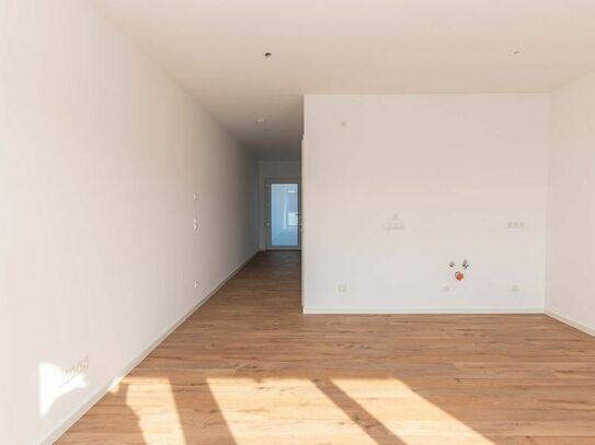 STILVOLL UND EFFIZIENT // 2-Raum-Wohnung mit Terrasse & Fußbodenheizung im Erstbezug