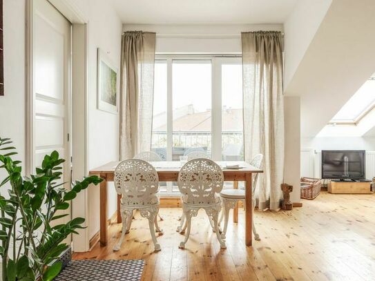 TOP-FLOOR APARTMENT with 2 roof terraces near Kastanienallee in MITTE, Berlin - Amsterdam Apartments for Rent