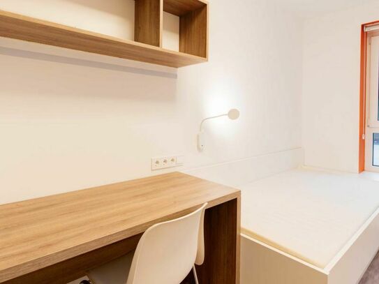 Comfy single bedroom in proximity to the Campus Wilhelminenhof