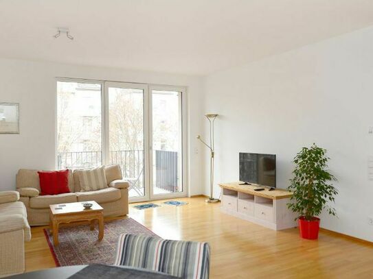 Wonderful, quiet flat near Frankfurt fair with balcony, incl.cleaning