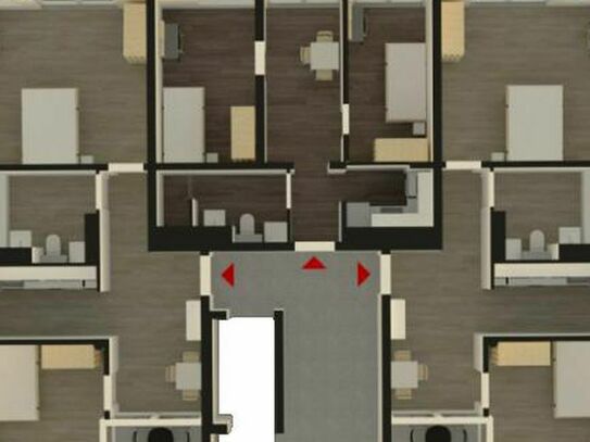Double bedroom in a 2 bedroom apartment in Moabit