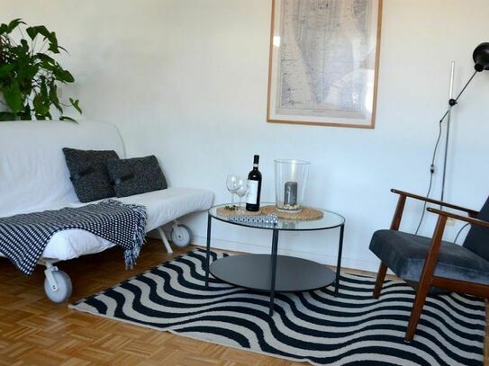High quality furnished apartment with private garden in Ließem