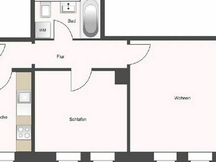 +2 Raum Wohnung mit Parkett in der Schloßmühle Dohna mieten+