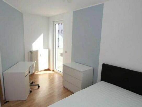 Apartment für Studenten, Praktikanten und WE-Pendler **Frankfurt-City** mit Balkon