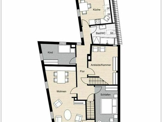 Modern, spacious apartment in Baiersdorf