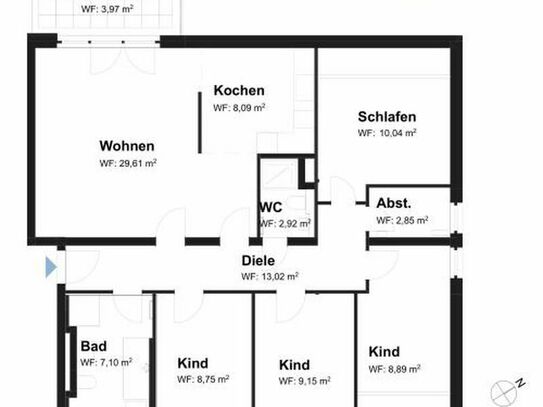 property for Rent at 01129 Dresden - 	Pieschen , Hubertusstr. 21 Typ 3.06