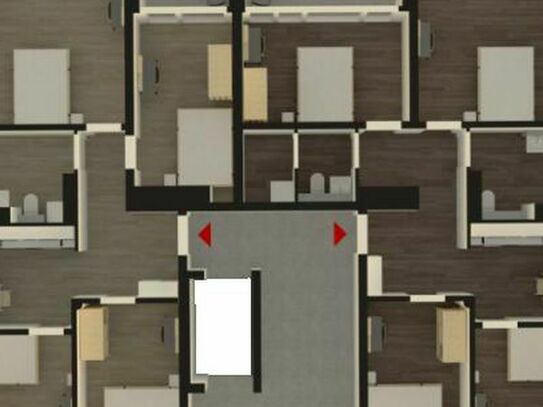 Single bedroom in a 2 bedroom apartment in Moabit
