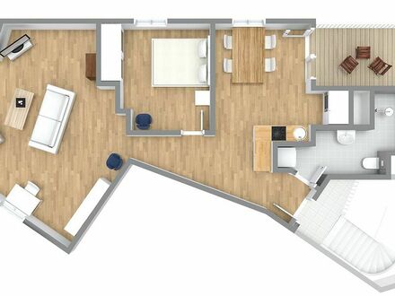 Luxury Design - Penthouse Flat im Belgischen Viertel – euhabitat