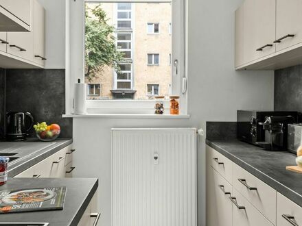 Thoughtfully Designed Modern Apartment with One Bedroom, Living room and Workspace in Neukölln