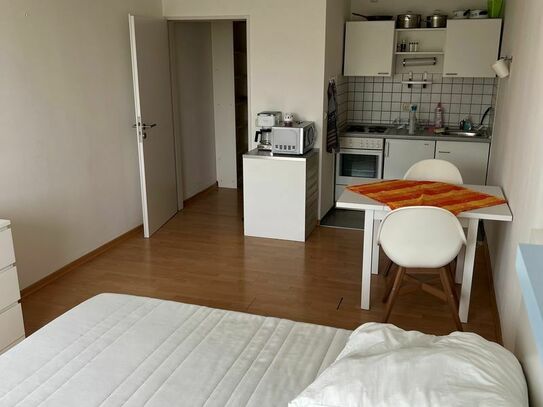 Central Munich/Maxvorstadt: Very nice and bright 1-room-apartment with balcony