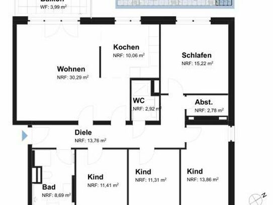 property for Rent at 01129 Dresden - 	Pieschen , Hubertusstr. 21 Typ 2.07