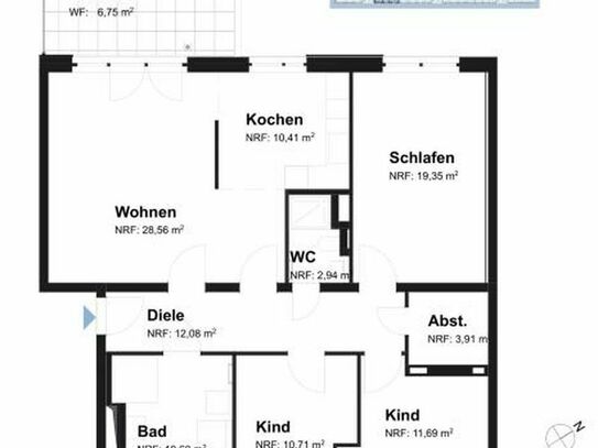 property for Rent at 01129 Dresden - 	Pieschen , Hubertusstr. 17 Typ 0.2