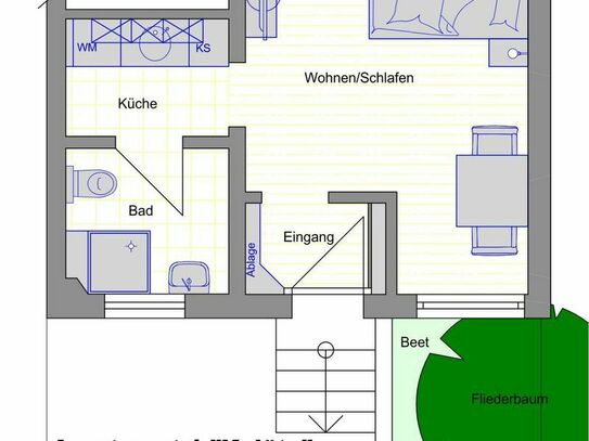East-Village-No5 Apartment "cabin" Bremen Ostertor (Viertel)