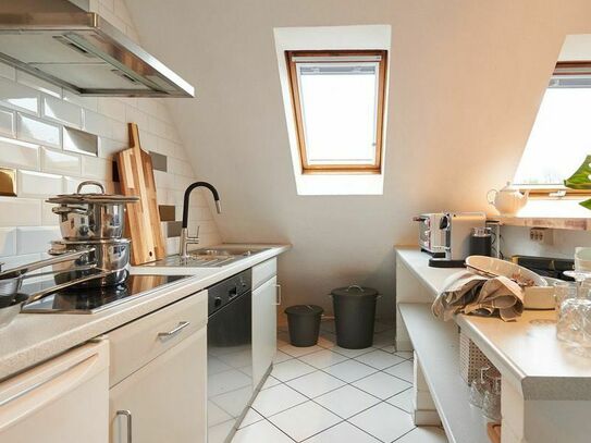 Stylish! Lovingly furnished top floor maisonette apartment in the heart of Essen, Essen - Amsterdam Apartments for Rent