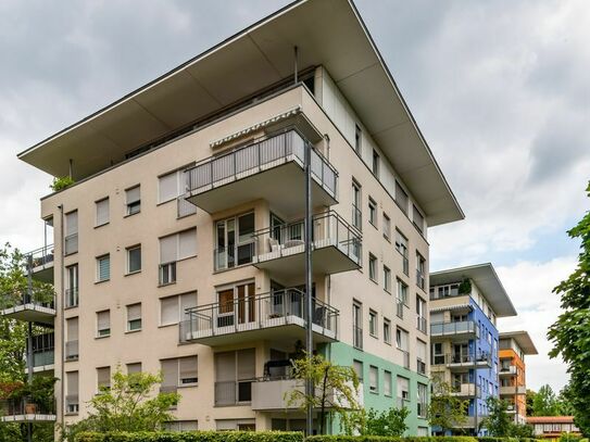 amazing flat, fully furnished and TOP-located in Heilbronn with lake view