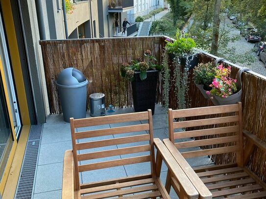 Nice & modern 2 rooms apartment with large balcony in Biesdorf