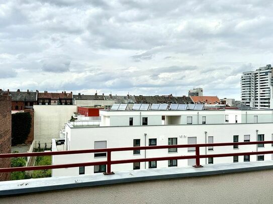 Schöne Dachgeschoß 2,5-Zimmer-Wohnung in Fürth, 5 min vom Hauptbahnhof entfernt