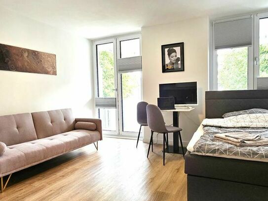 Lovingly furnished & fashionable apartment in the center of Germering near the public transport station