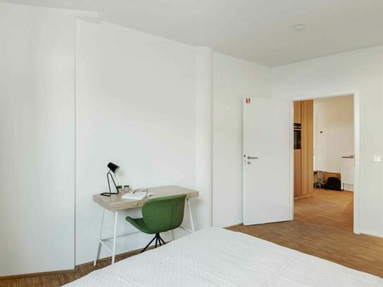 Appealing single bedroom in a student flat, in Sendling-Westpark