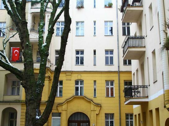 A beautiful and quiet 2-room apartment in an old building with balcony for rent in Mitte, Berlin - Amsterdam Apartments…